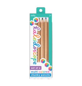 OOLY KALEIDOSCOPE MULTI-COLORED PENCILS - SET OF 6