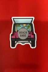 Stickers NW BEACH BABE JEEP | STICKER