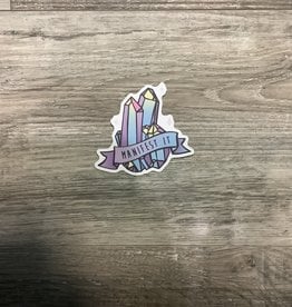 Stickers NW CRYSTALS | LARGE PRINTED STICKER