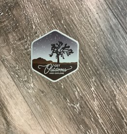 Stickers NW GET OUTDOORS  LARGE PRINTED STICKER