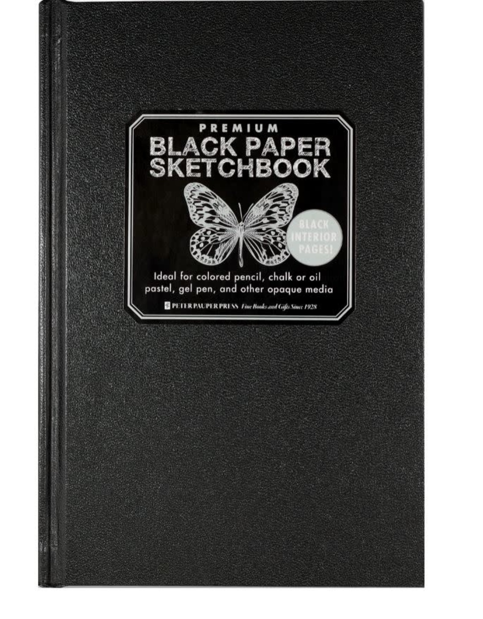 Peter Pauper Press PREMIUM BLACK PAPER SKETCHBOOK