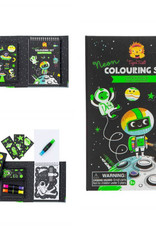 Tiger Tribe Outer Space Neon Colouring Set