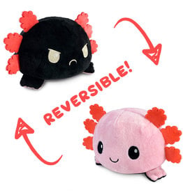 TeeTurtle Reversible Axolotl Pink/Black