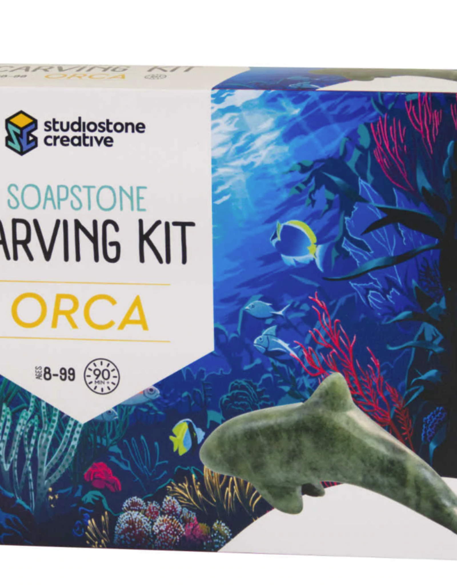 Studiostone Creative ORCA SOAPSTONE CARVING KIT Age 8+
