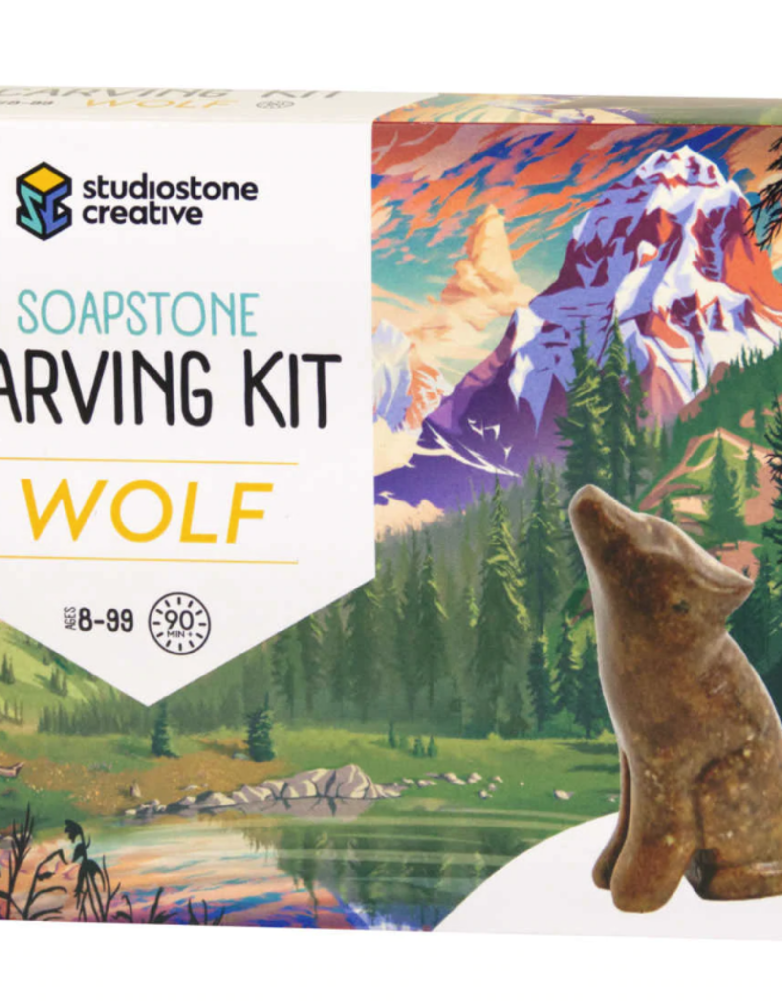 Wolf Soapstone Carving Kit