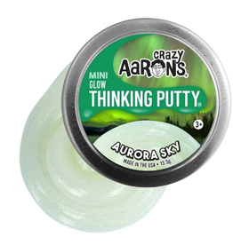 Crazy Aaron's Thinking Putty Crazy Aaron's Mini Tin - Aurora Sky (Glow)