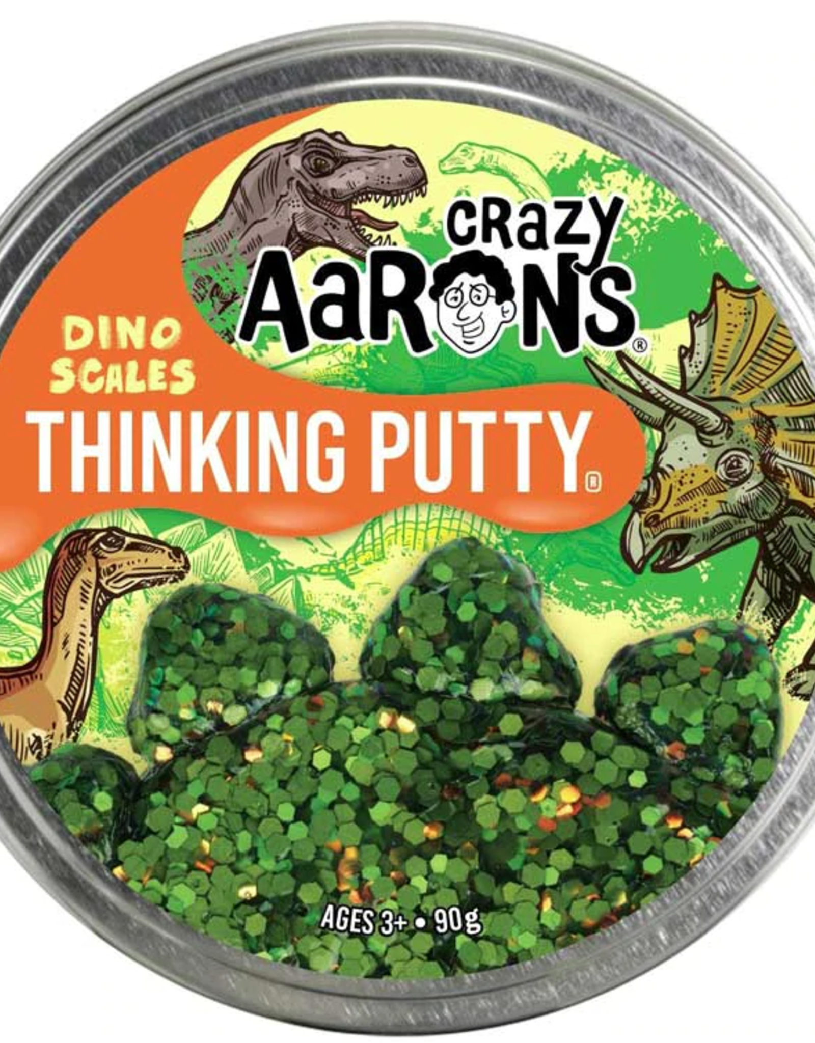 Crazy Aaron's Thinking Putty 4" THINKING PUTTY - Dino Scales