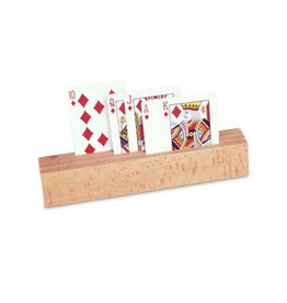 CHH Games 2PC 11" 4 SLOT WOODEN CARD HOLDER