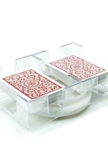 CHH Games CARD TRAY - 2 DECK REVOLVING -PLASTIC (EA)