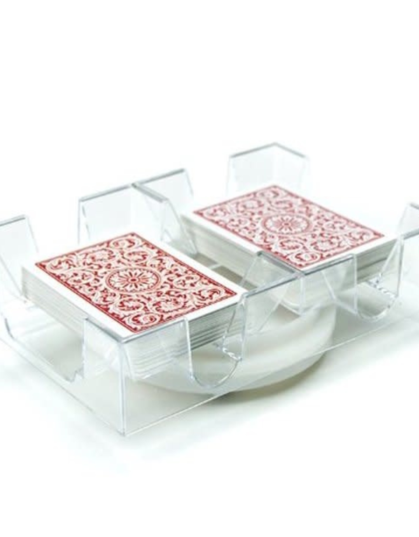 CHH Games CARD TRAY - 2 DECK REVOLVING -PLASTIC (EA)