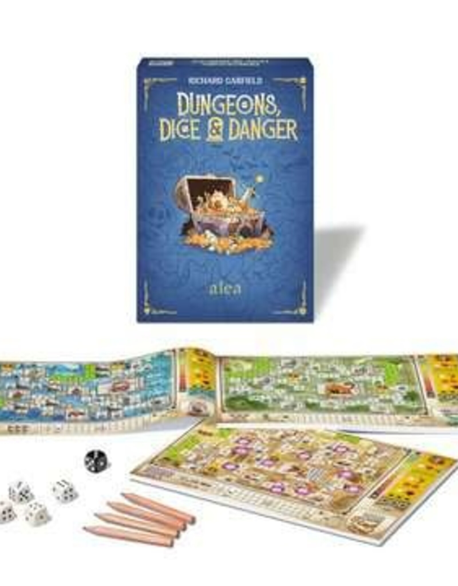 Ravensburger Dungeons, Dice and Danger Game - Roll & Write