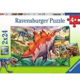 Ravensburger Jurassic wildlife 2x24pc RAV05179