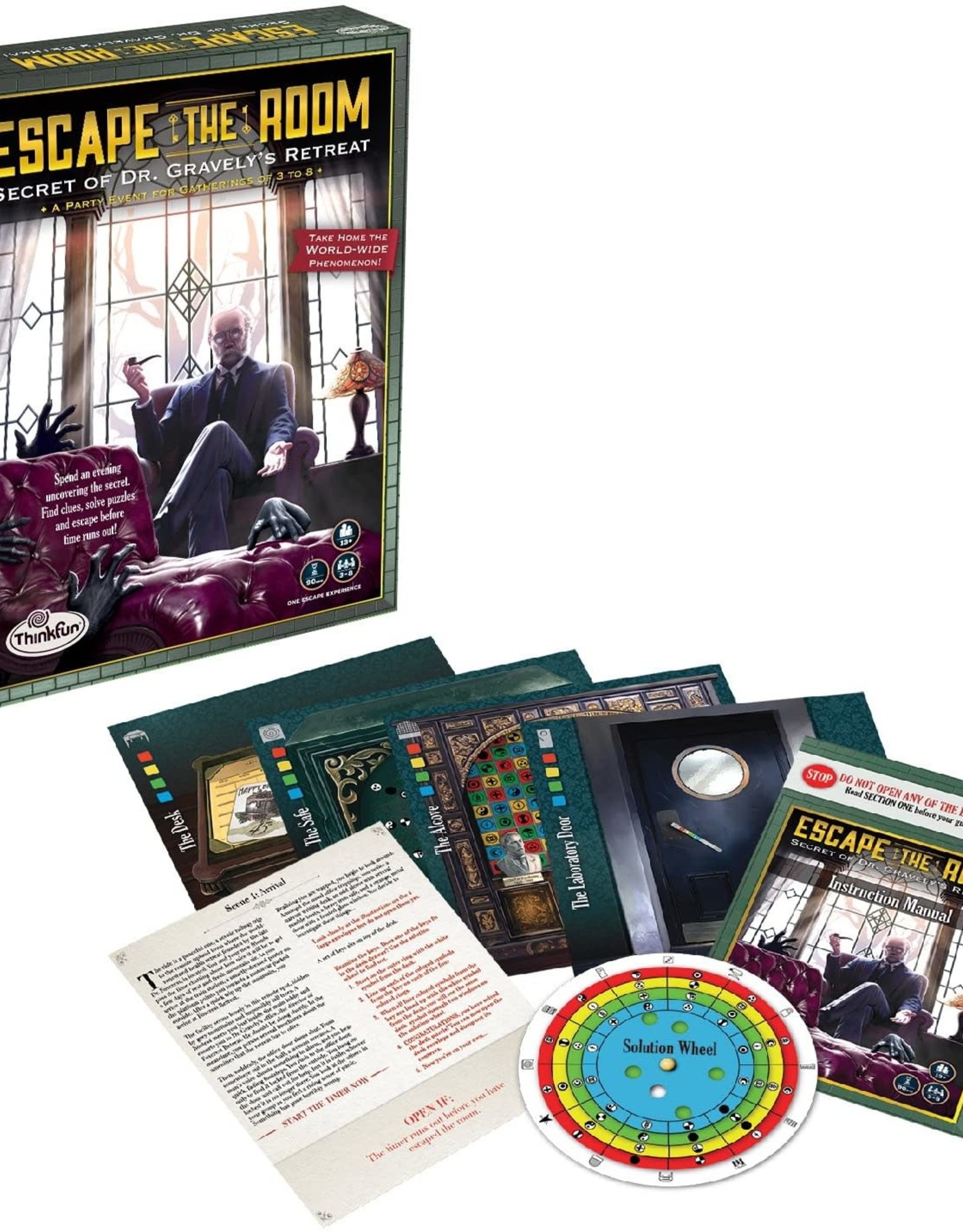Think Fun Escape the Room Secret of Dr Gravely's Retreat