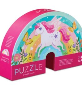 Crocodile Creek 12-PC MINI PUZZLE/SWEET UNICORN