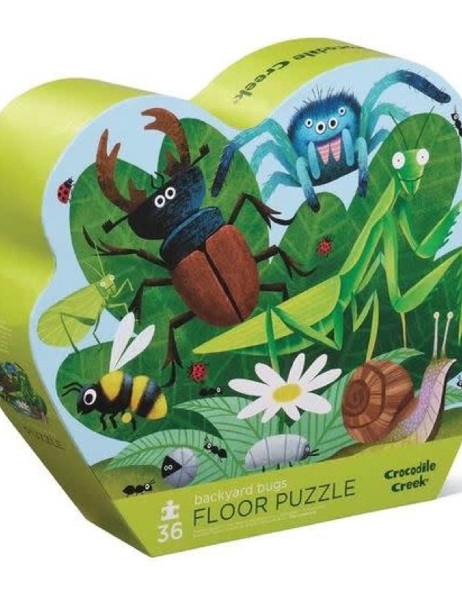 Crocodile Creek 36-PC PUZZLE/ BACKYARD BUGS