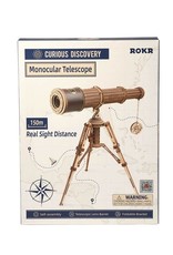 Robotime Wooden Mechanical Gears - Monocular telescope