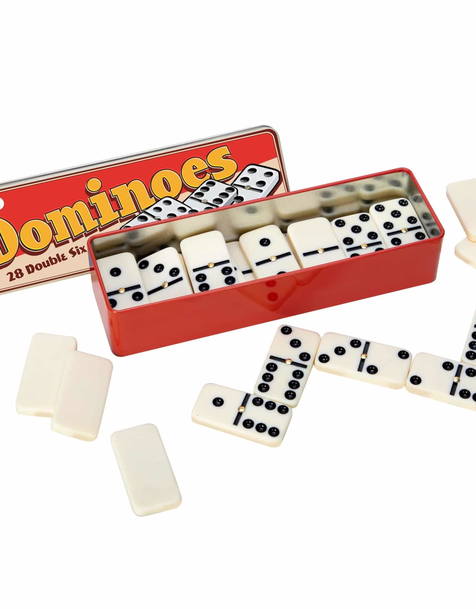 Schylling DOUBLE SIX DOMINOES - Red
