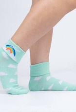 Sock It To Me Turn Cuff Crew - SOMEWHERE OVER THE RAINBOW