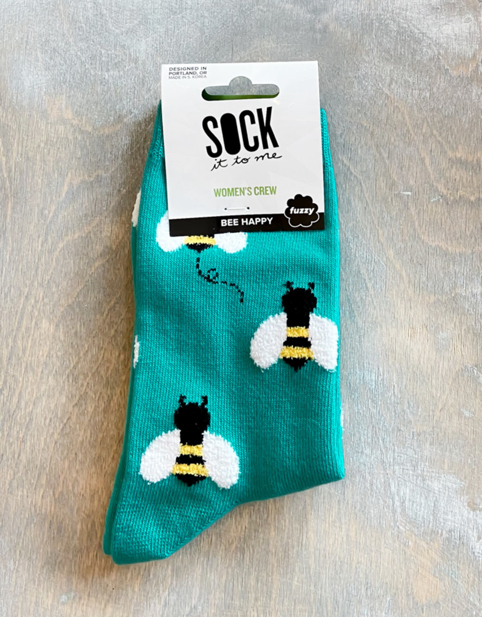 Sock It To Me WOMEN'S CREW - BEE HAPPY