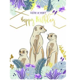 Incognito Royal Palms - Have a very Happy birthday - Meerkat 4.2" x 6.1"