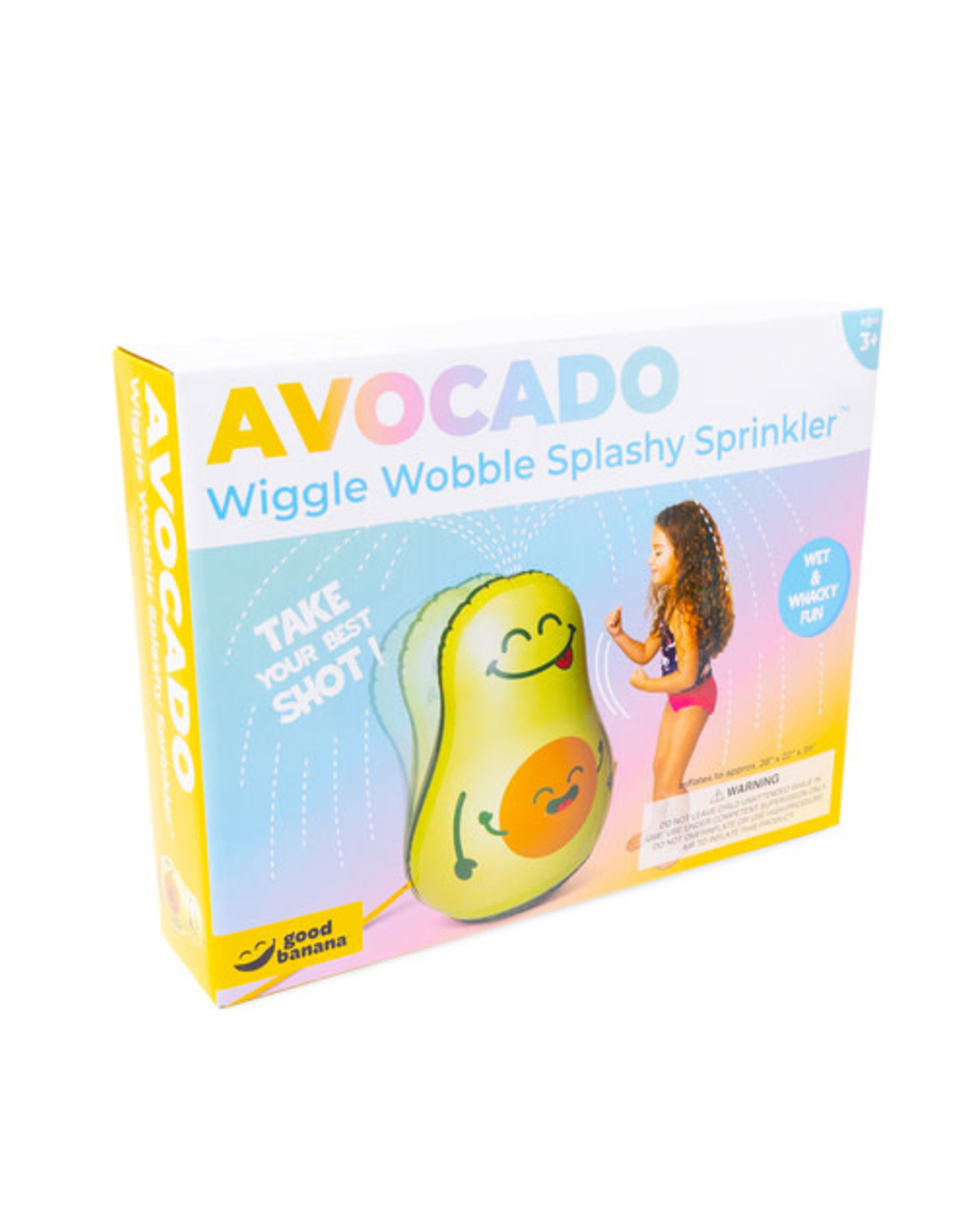 Toysmith Wiggle Wobble Splashy Sprinkler - Avocado