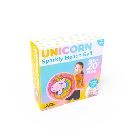 Sparkly XL Beach Ball - Unicorn