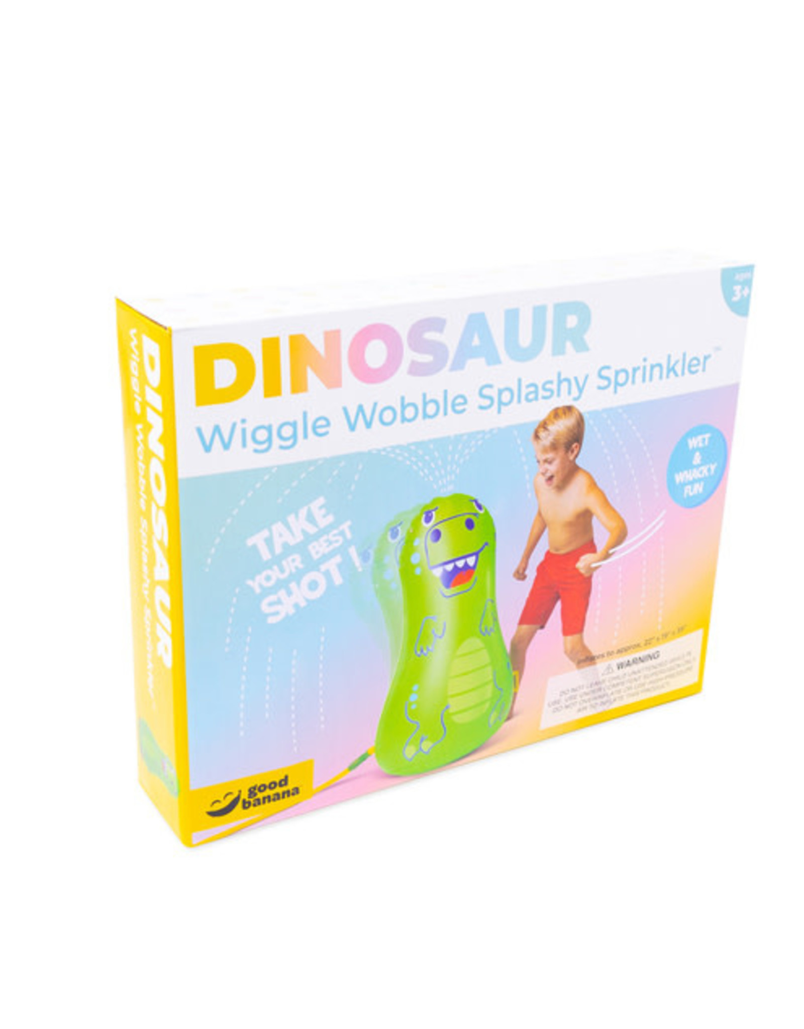 Toysmith Wiggle Wobble Splashy Sprinkler - Dino