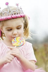 Great Pretenders Ribbon Tiara, Dark Pink