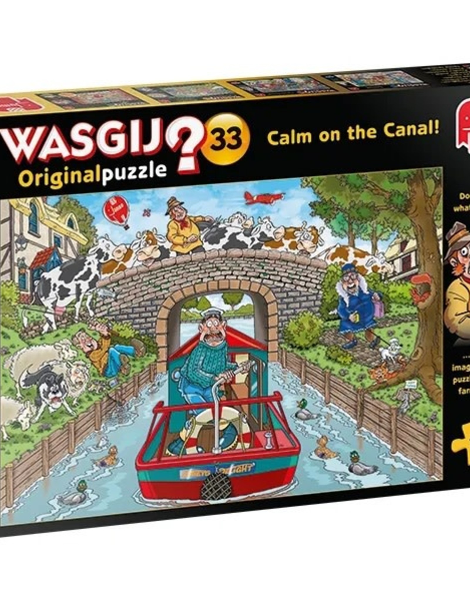 Jumbo Wasgij Ori. #33, Calm on the Canal, 1000pc