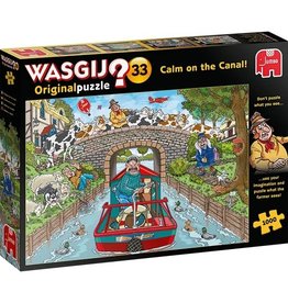 Jumbo Wasgij Ori. #33, Calm on the Canal, 1000pc