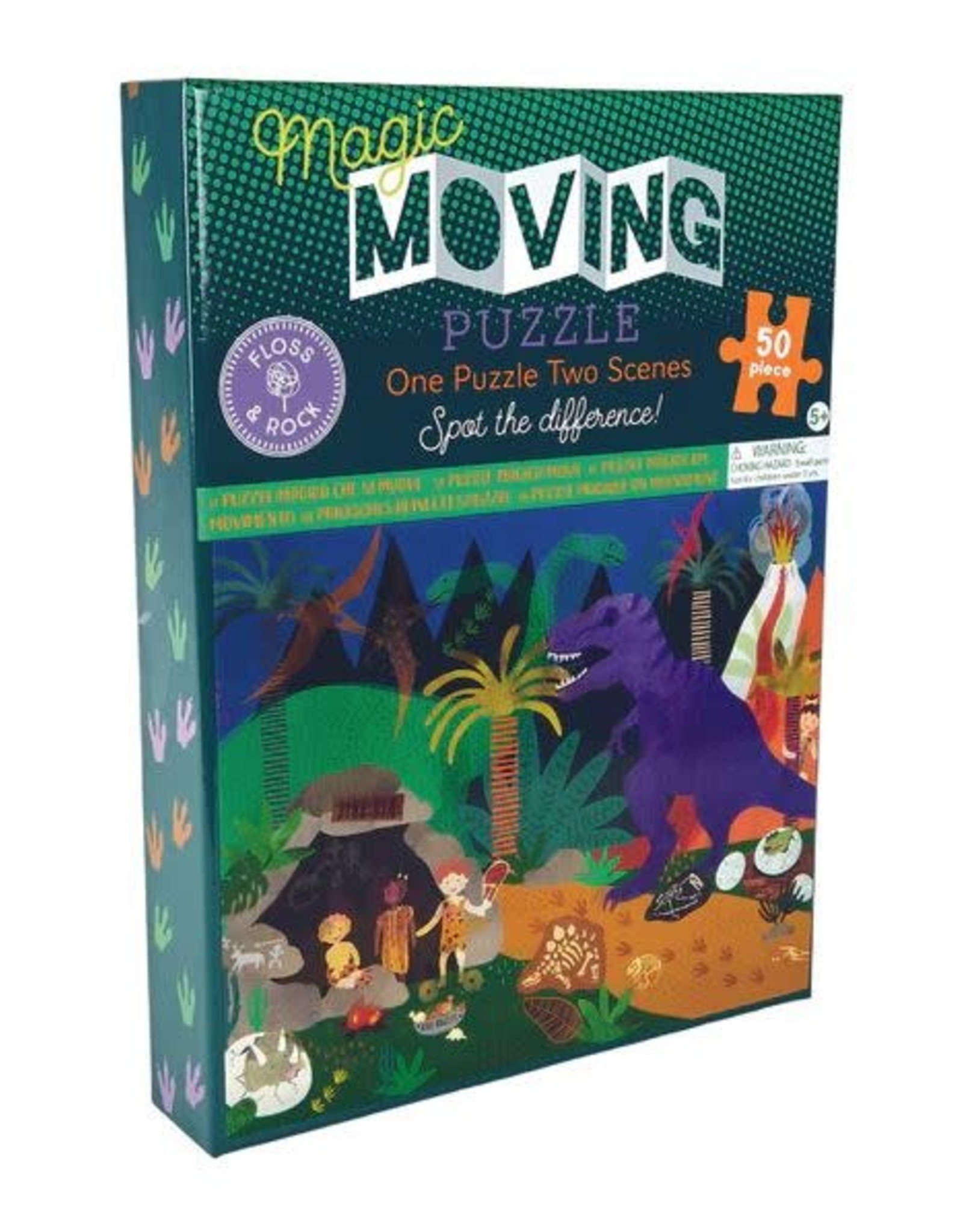 Floss & Rock DINO 50PC MAGIC MOVING PUZZLE