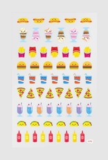 OOLY ITSY BITSY STICKERS - FAST FOOD (1 SHEET)