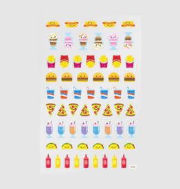 OOLY ITSY BITSY STICKERS - FAST FOOD (1 SHEET)