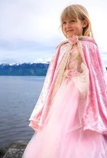 Great Pretenders Deluxe Pink Princess Cape, Size 5-6