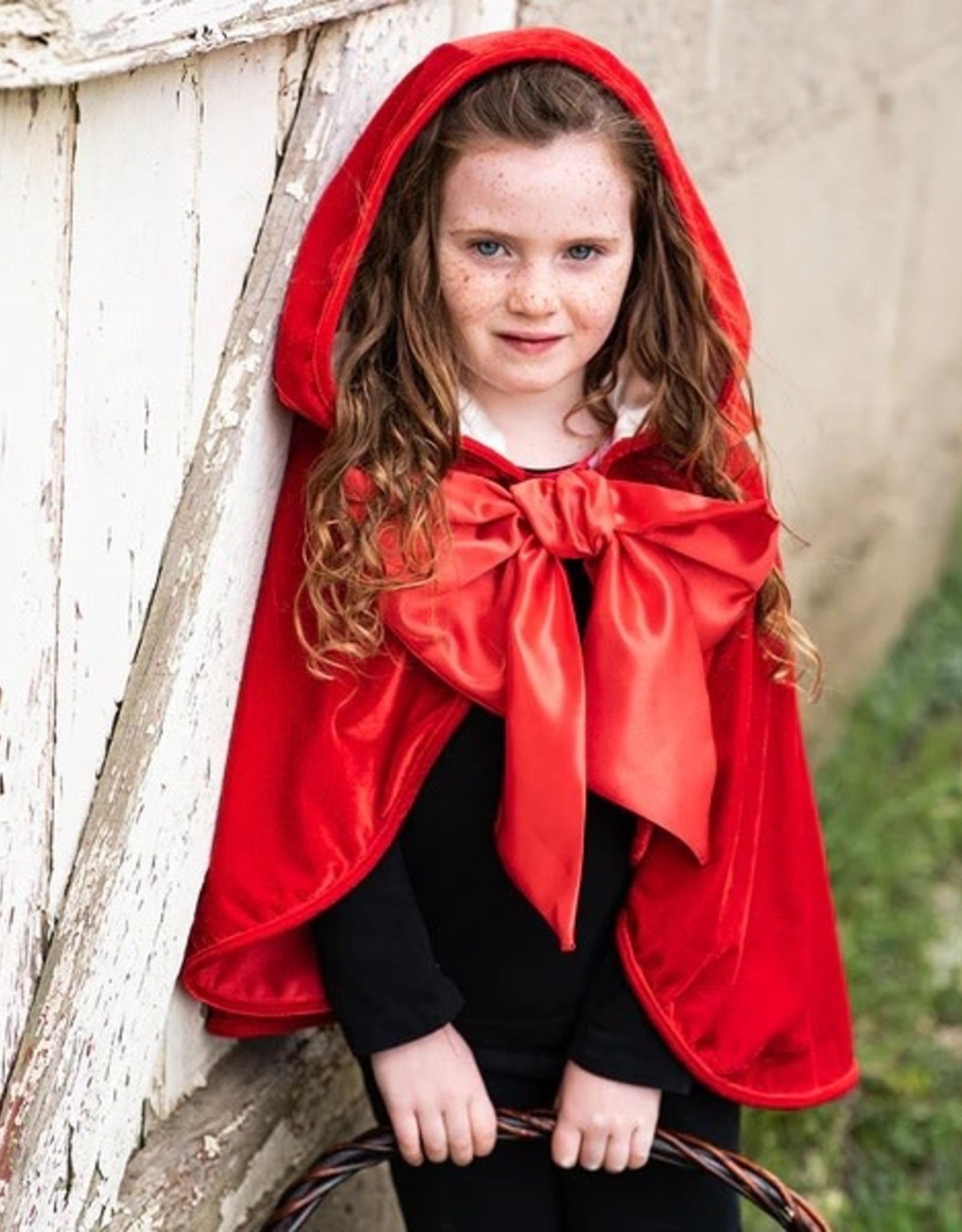 Great Pretenders Woodland Storybook Little Red Riding Hood Cape, Size 5-6