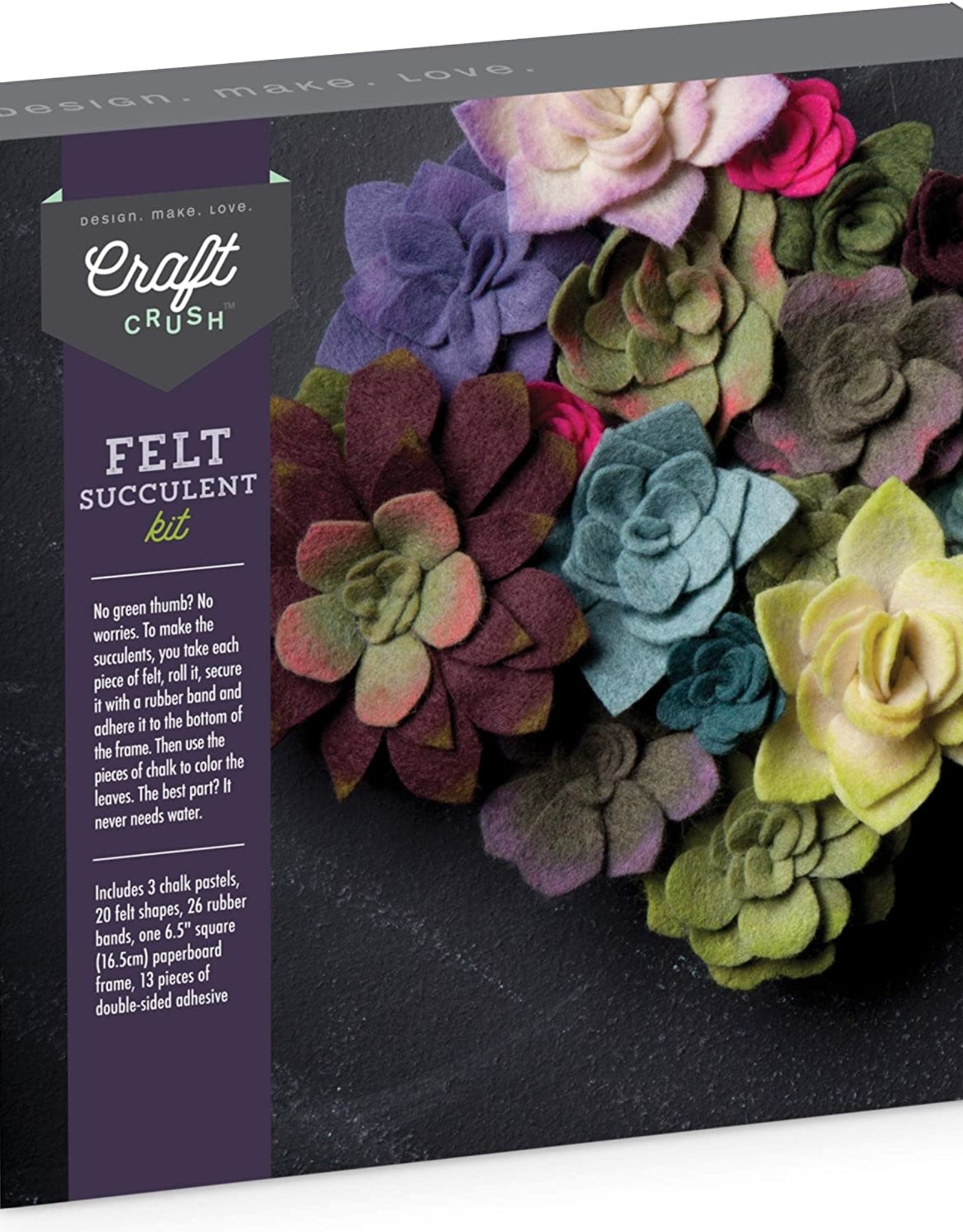 Craft Crush Craft Crush - Felt Succulent Kit