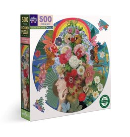 eeBoo Theatre of Flowers 500p Round Puzzle