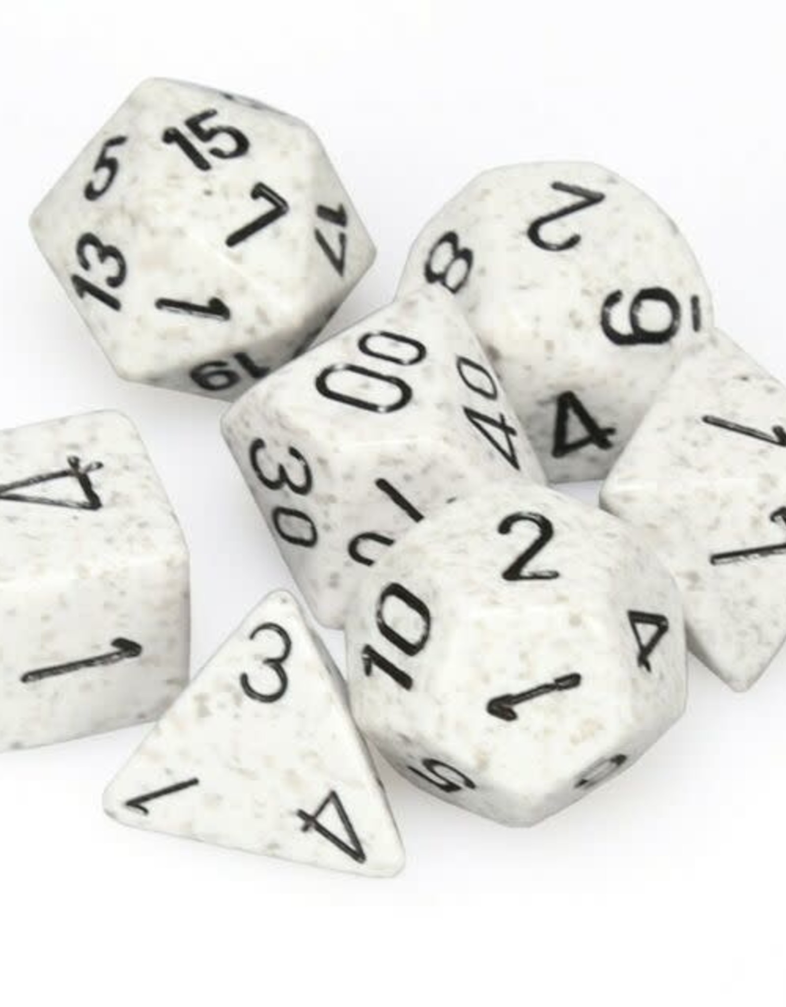 Chessex Dice - 7pc Speckled Arctic Camo Polyhedral