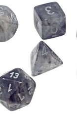 Chessex Dice -  7pc Borealis Light Smoke/Silver Luminary Polyhedral