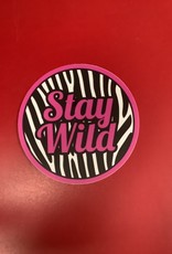 Stickers NW Stay Wild Zebra Sticker