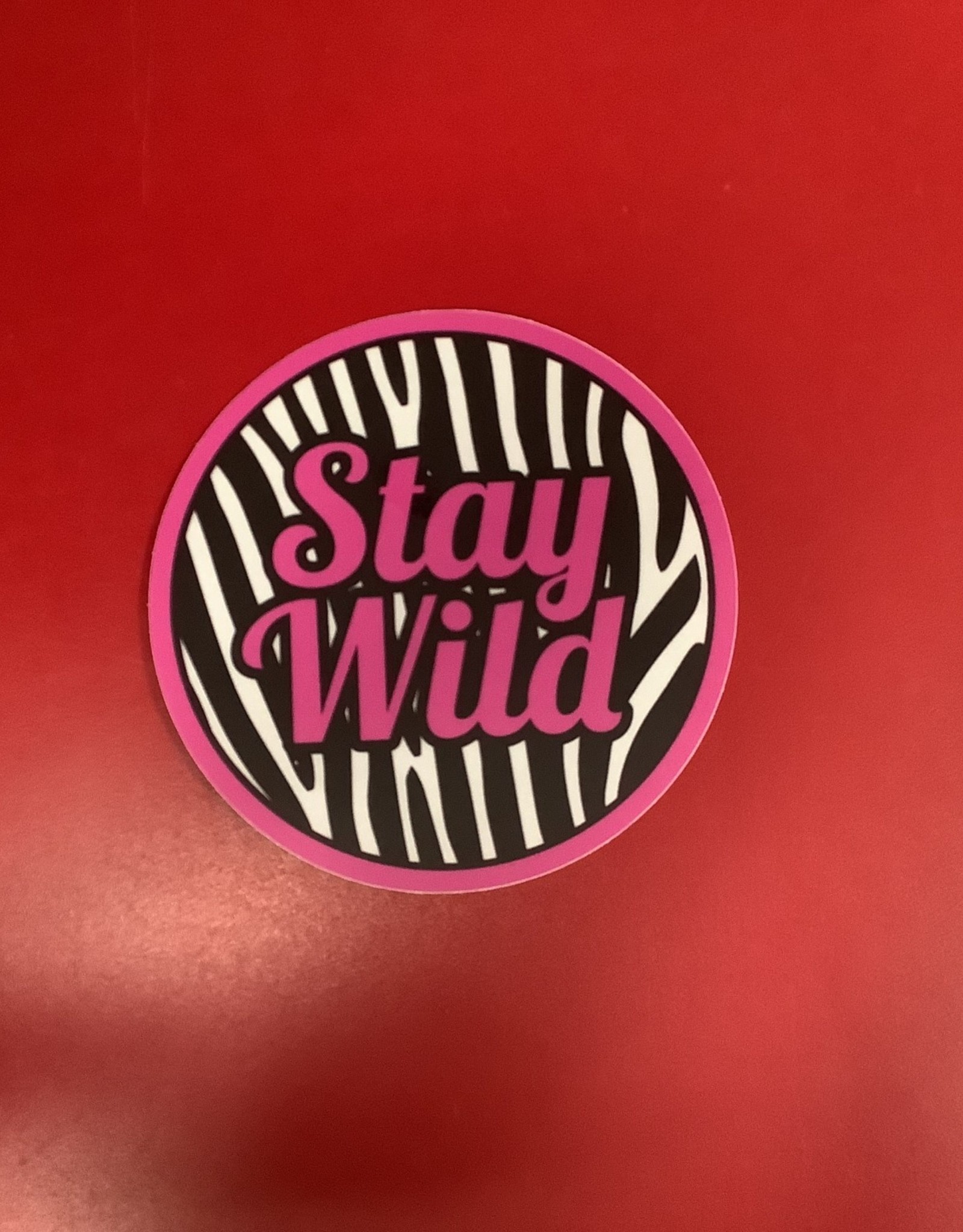 Stickers NW Stay Wild Zebra Sticker