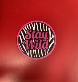 Stickers NW Stay Wild Zebra Sticker