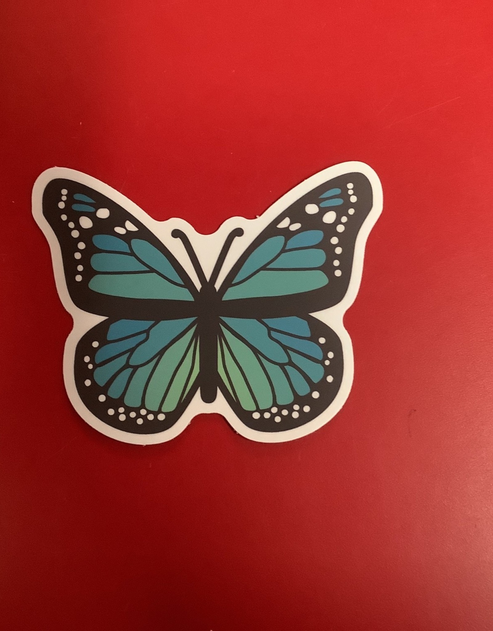 Stickers NW Blue Butterfly Sticker