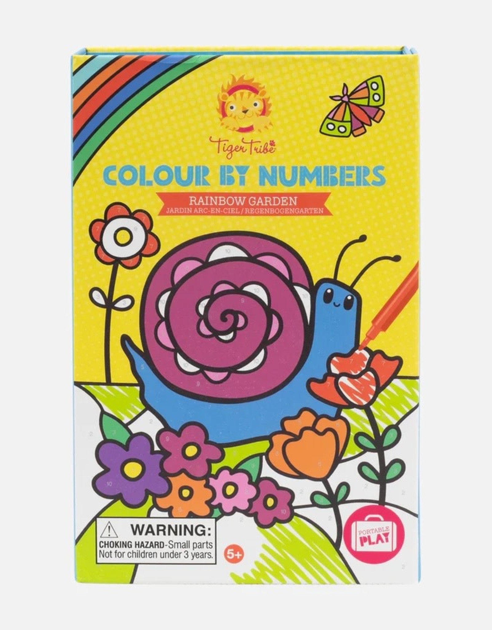 Tiger Tribe RAINBOW GARDEN - Colour By Numbers