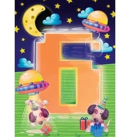 Bella Flor Cards CARD-ABD6/UFO With Six