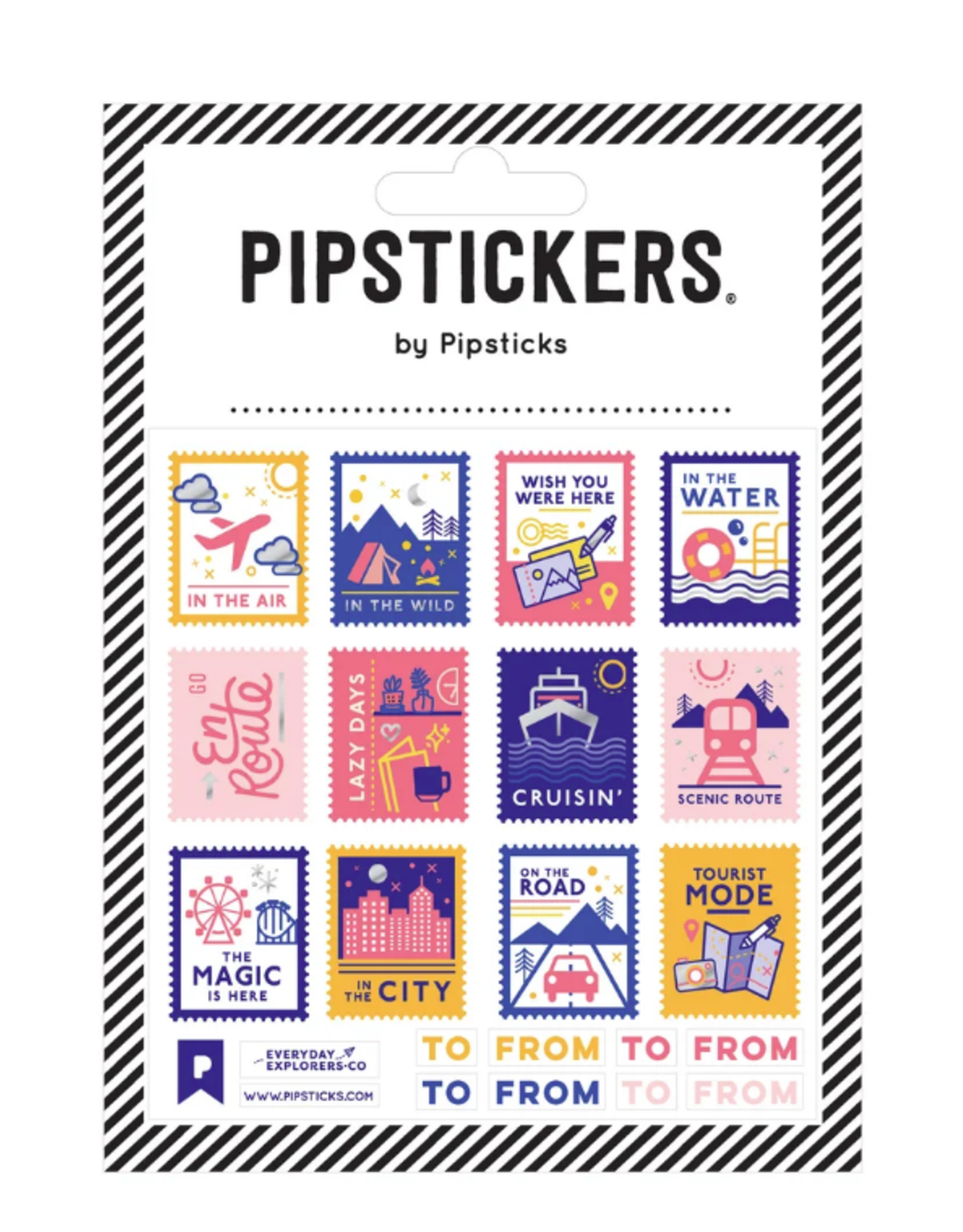 Pipsticks STICKER/Travel Stamps