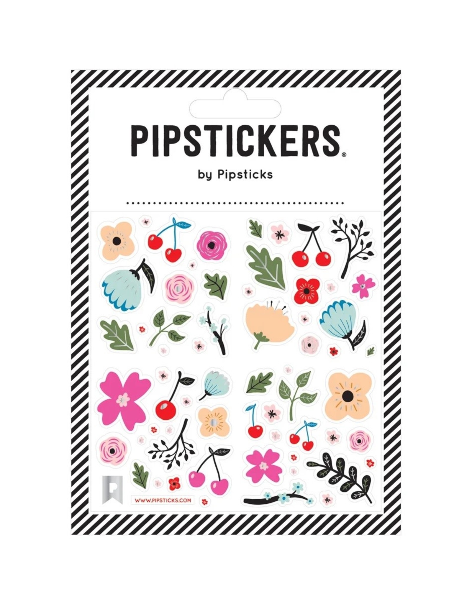 Pipsticks STICKER/Cherries & Flowers