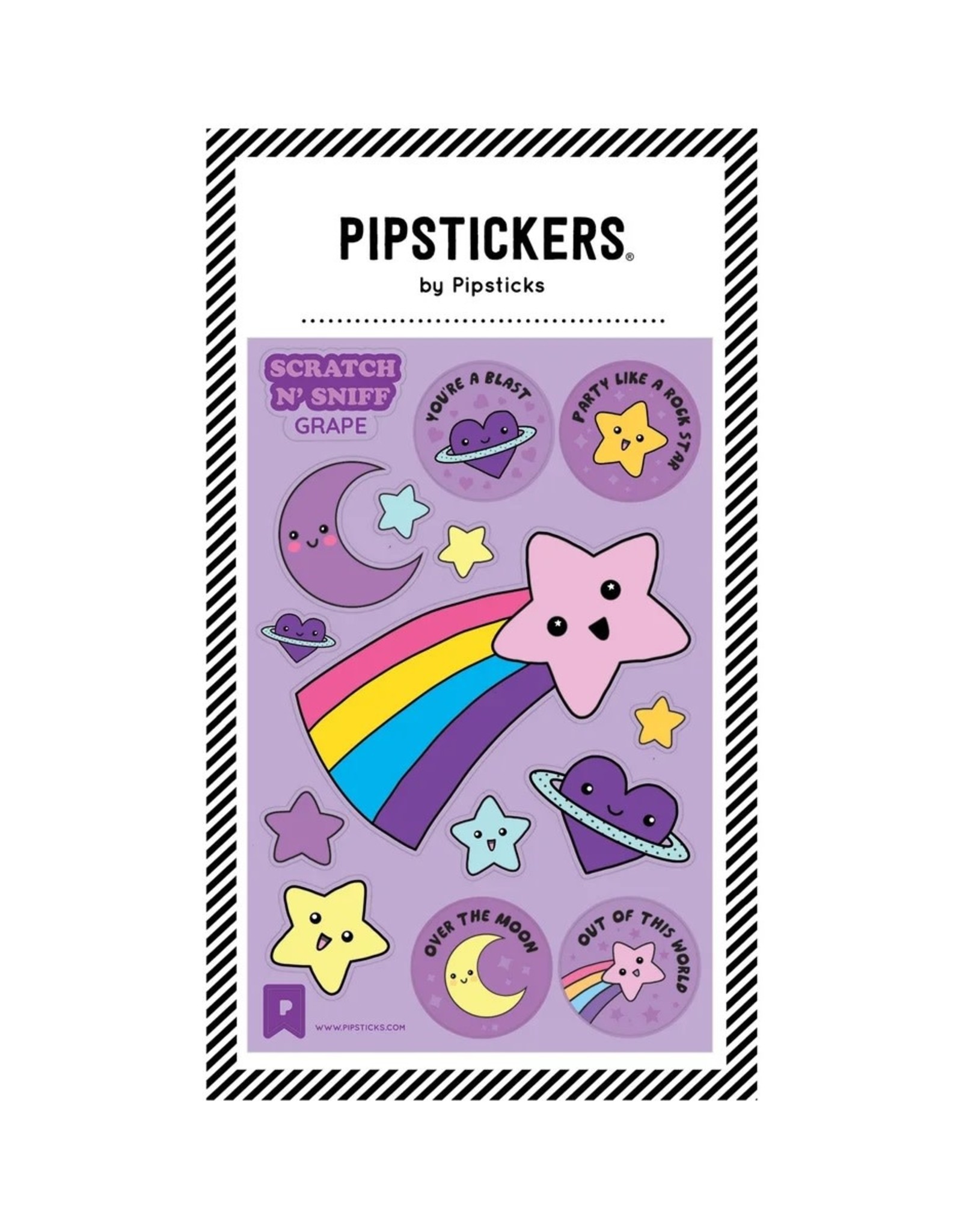 Pipsticks STICKER/Over Moon Scratch Sniff