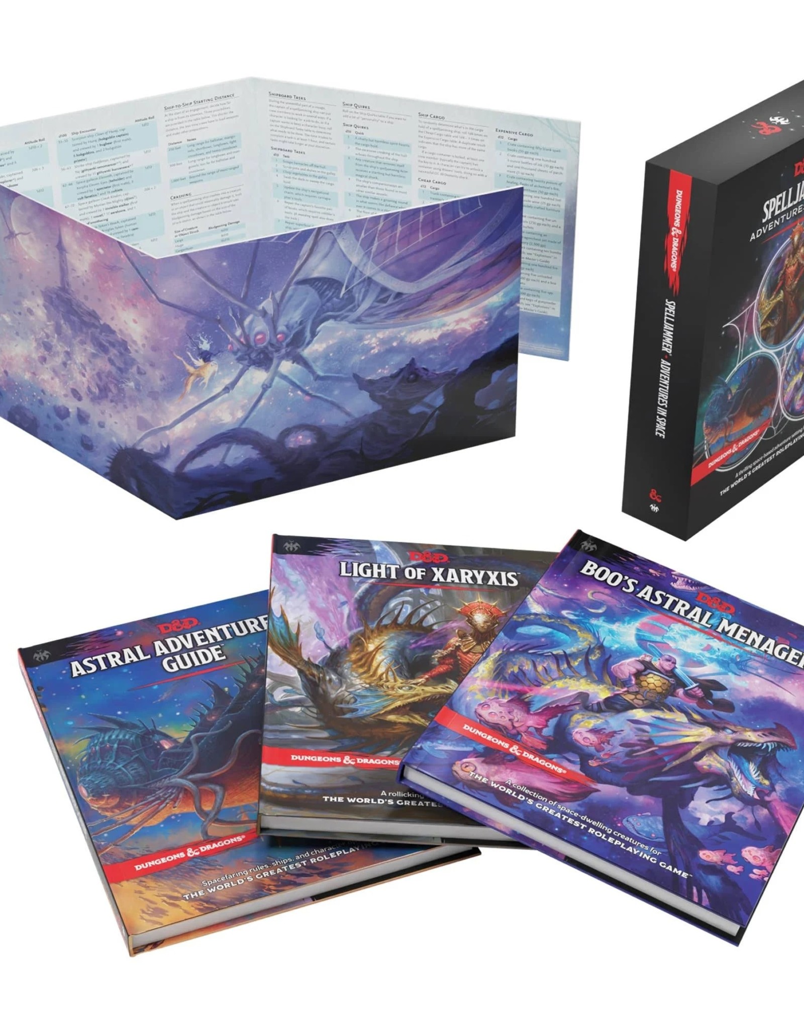 Wizards of the Coast DND RPG Spelljammer Adventures In Space 3 Book Set