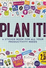 Peter Pauper Press PLAN IT! A STICKER BOOK FOR ALL YOUR PRODUCTIVITY NEEDS